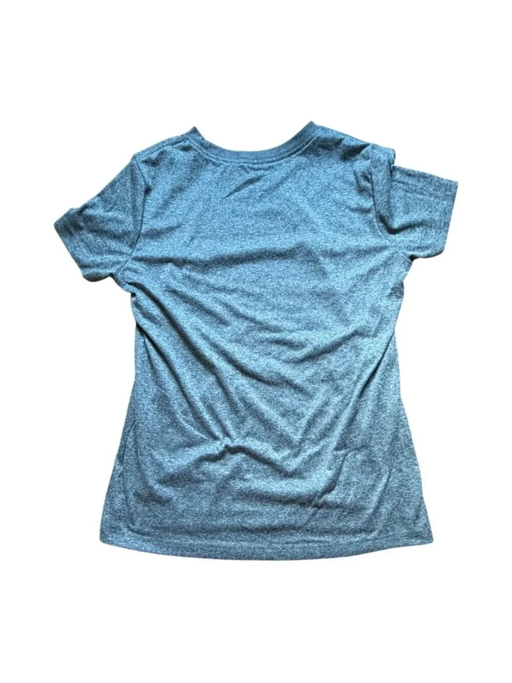 Nike Dri-Fit Womens 'The Nike Tee' Short Sleeve T-Shrit-Heathered Gray-Small-GUC